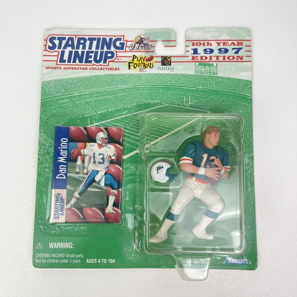 Starting Lineup 1997 Dan Marino Dolphins Action Figure and Card